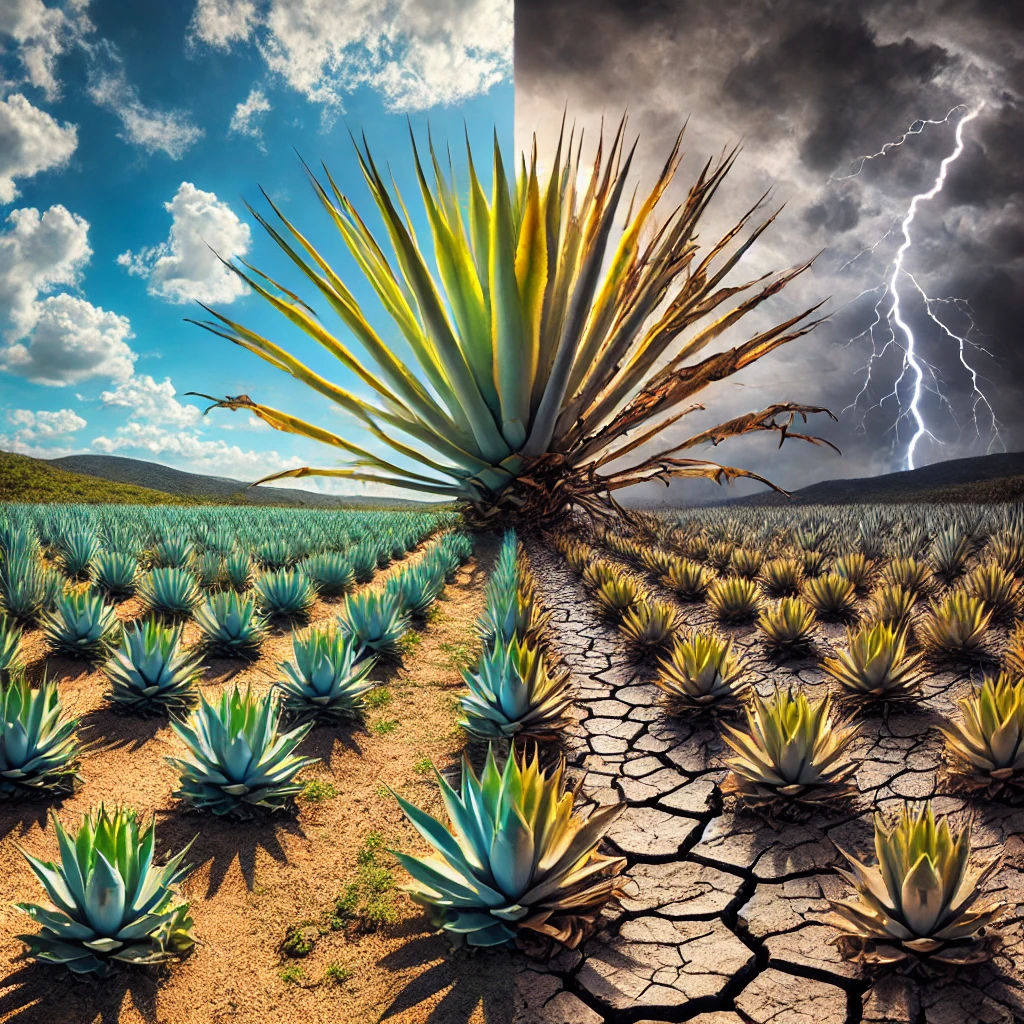 Cambio Climatico en el Agave azul tequilana