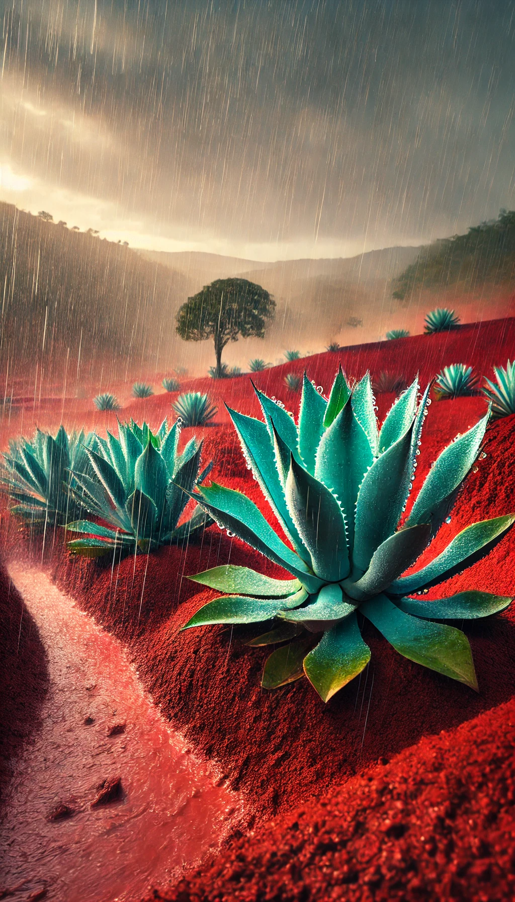 Lluvias en Agave Azul